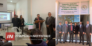 HABILITAN SEDE DE LA COOPERATIVA DEL ÁMBITO JURÍDICO EN ENCARNACIÓN