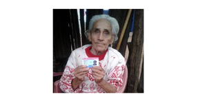 Ayudan a abuelita de 87 años para obtener por primera vez su cedula en Yby Yaú