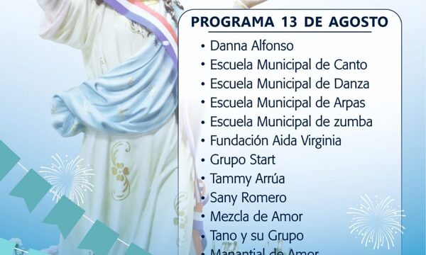 Preparan fiesta para patronales de Hernandarias