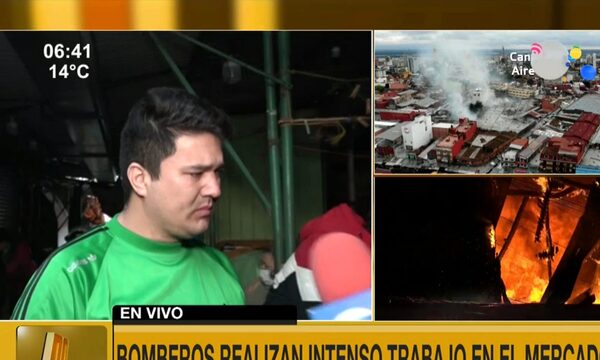 Comerciante afectado en Mercado 4: ''Es una tristeza muy grande lo que nos pasó, son años de trabajo'' | Telefuturo