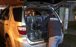 Hallan camioneta con más de 700 kilos de marihuana