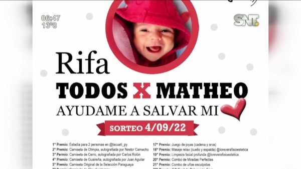 Todos x Matheo: Ayudemos a ayudar - SNT