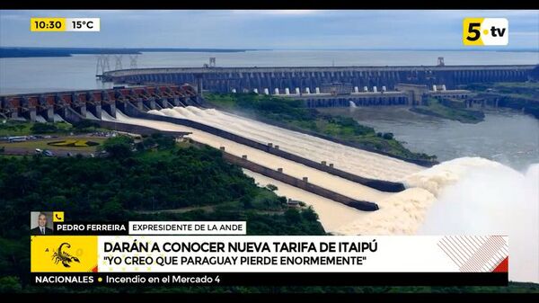 Darán a conocer la nueva tarifa de Itaipú. - ABC Noticias - ABC Color