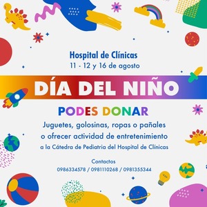 Diario HOY | Requieren donativos para agasajo por el “Día del Niño” en Clínicas