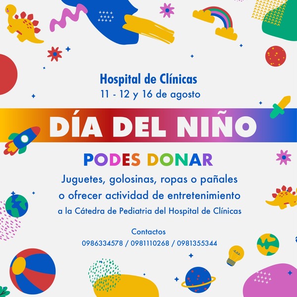Diario HOY | Requieren donativos para agasajo por el “Día del Niño” en Clínicas