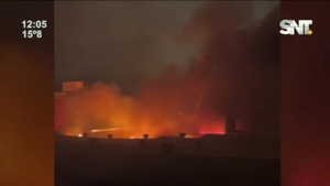 Infierno en el mercado: Ardió Feria Aragón - SNT