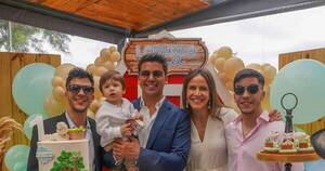 La Nación / Nutridiego celebra el primer añito de su hijo Lorenzo Miguel