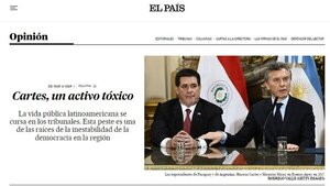 «Cartes, un activo tóxico», refiere columnista de medio español | Noticias Paraguay