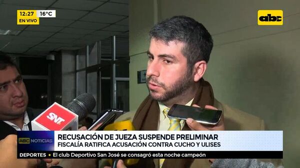 Recusación de jueza suspende preliminar - ABC Noticias - ABC Color