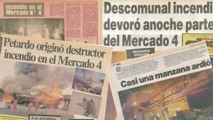Los históricos incendios en el Mercado 4 y sus principales causas - Nacionales - ABC Color