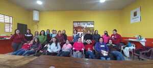 Inició curso de peluquería y belleza integral Centro de Participación Vecinal del barrio San Pedro