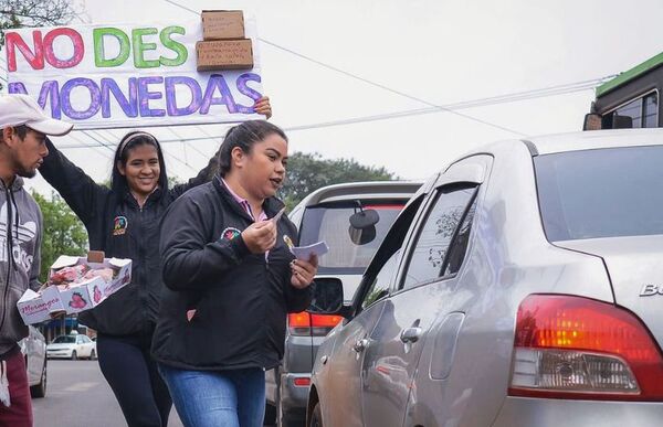 CODENI inicia campaña “No des Monedas” en semáforos de Ciudad del Este - ABC en el Este - ABC Color