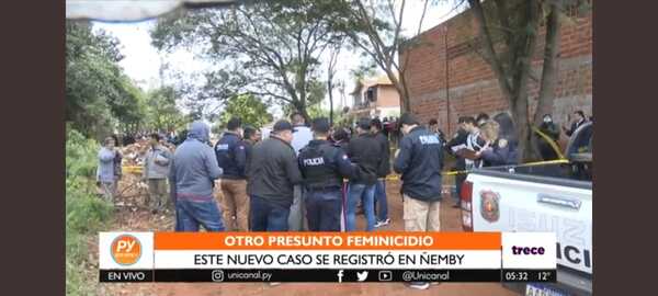 Supuesto caso de feminicidio en Ñemby: Nada se sabe aún del autor