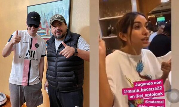 María Becerra y Bizarrap, fans de las milanesas del empresario paraguayo, Christian Franco