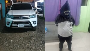 Ex Gobernador de Paraguarí cae con camioneta robada en Encarnación - Noticiero Paraguay