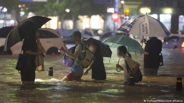 Fuertes lluvias en Corea del Sur dejaron al menos ocho muertos en la capital - El Trueno