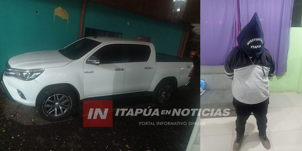 INVESTIGADORES INCAUTARON UNA CAMIONETA ROBADA EN BRASIL