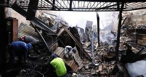 La Nación / Esperan resultados de peritaje para saber causas del incendio en el Mercado 4