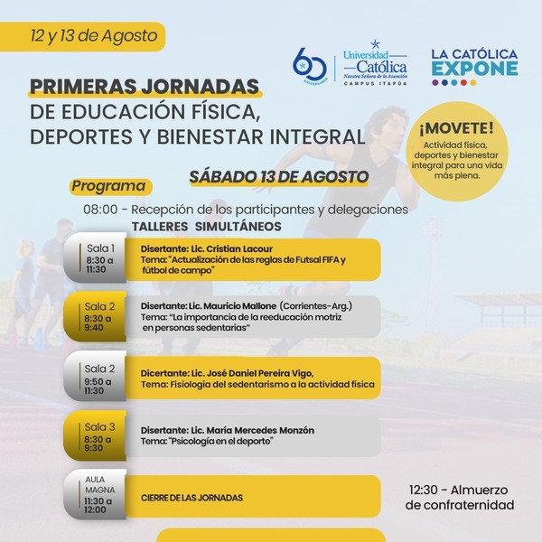 Primeras jornadas de Educación Física, Deportes y Bienestar Integral en la UCI
