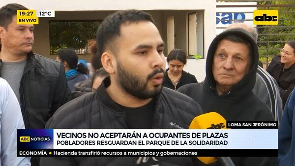 Vecinos no aceptarán a ocupantes de plazas - ABC Noticias - ABC Color