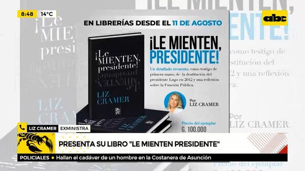 Cramer hoy lanza libro sobre  juicio a Lugo - Política - ABC Color