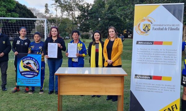 FAFI establece convenio con escuela de fútbol