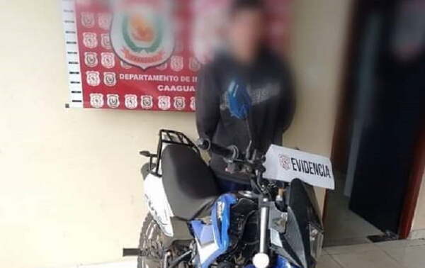 Se ofreció para arrancar una moto y se la robó en Coronel Oviedo - Noticiero Paraguay