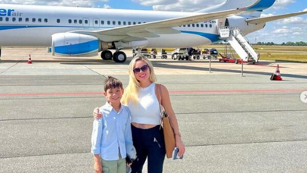 Dahiana aclaró que su hijo no dejó los estudios
