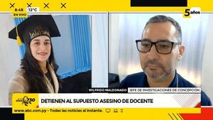 Detienen al supuesto asesino de la docente Isamar Cabral  - ABC Noticias - ABC Color