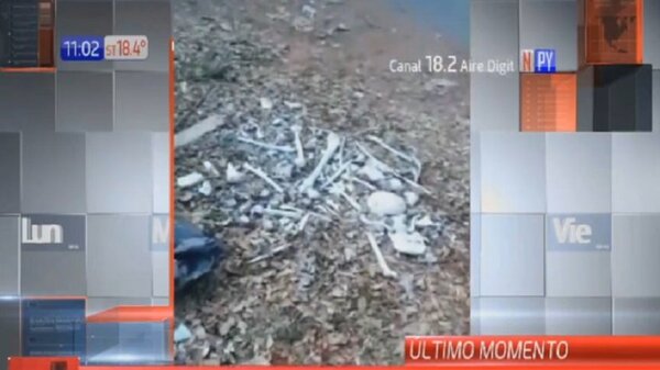 Encuentran restos óseos en Villa Elisa | Noticias Paraguay