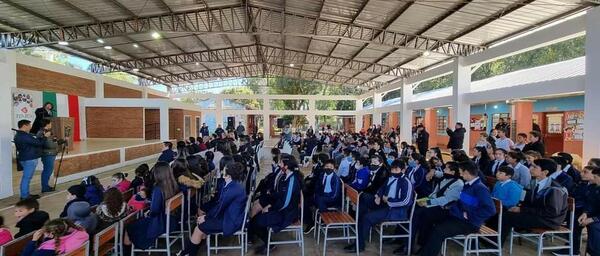 Inauguran importante obra ejecutada en Cambyretá por la Gobernación de Itapúa