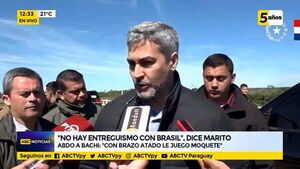 “No hay entreguismo con Brasil”, dice Marito.  - ABC Noticias - ABC Color