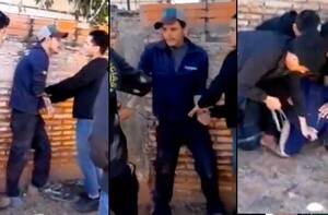 Crónica / [VÍDEO] ¿Qué lo que pasó?: vecinos atrapan a un joven y lo entregan a la policía