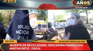 Descartan feminicidio en caso de mujer hallada sin vida en Luque