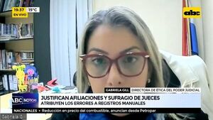 Justifican afiliaciones y sufragio de jueces - ABC Noticias - ABC Color