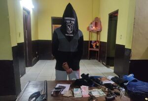 Detuvieron a supuesto asaltante tras enfrentamiento con policías en Yby Yaú - Megacadena — Últimas Noticias de Paraguay