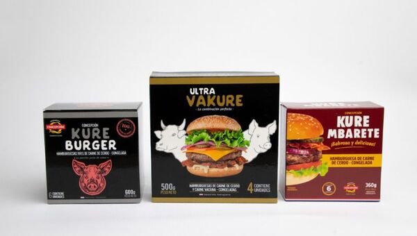 El Kuré: la nueva línea de hamburguesas congeladas de Frigorífico Concepción (hechas con carne de cerdo)