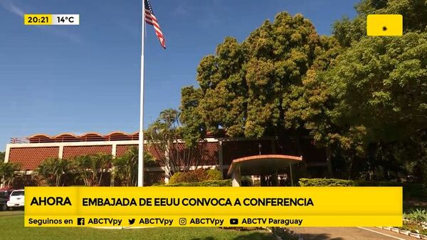 Embajada de EE.UU convoca a conferencia para mañana - ABC Noticias - ABC Color