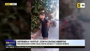 Detienen a “Hijitus”, con 14 causas abiertas  - ABC Noticias - ABC Color