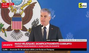 EE.UU agrega a Hugo Velázquez en  la lista de significativamente corruptos - Radio Imperio