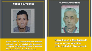 Diario HOY | Fiscalía busca a familiares de dos hombres fallecidos