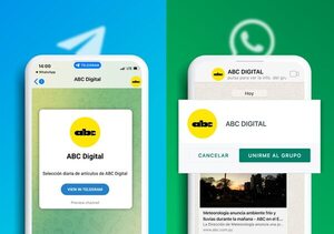 Recibí una selección diaria de noticias de ABC por WhatsApp y Telegram - Nacionales - ABC Color