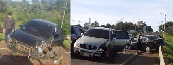 Crónica / Doña al volante ocasionó triple choque sobre ruta PY01