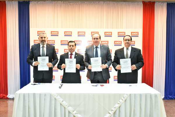 ANDE firma contrato para montaje de subestaciones compactas en Asunción - .::Agencia IP::.