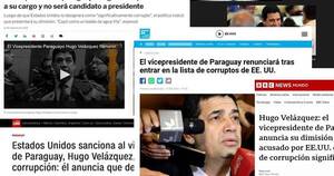 La Nación / Velázquez, corrupto: eco internacional tras designación de EEUU