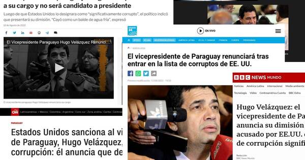 La Nación / Velázquez, corrupto: eco internacional tras designación de EEUU
