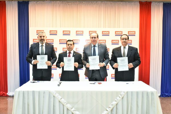 ANDE firma contrato para montaje de subestaciones compactas en Asunción