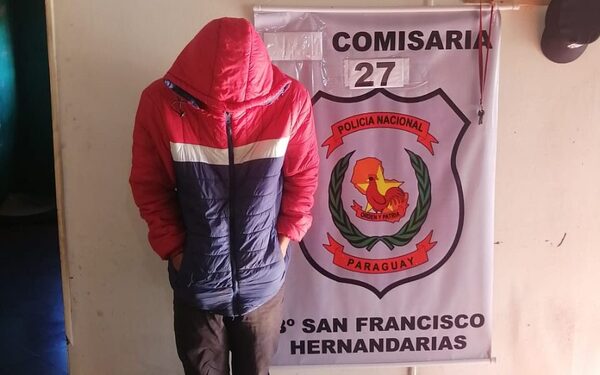 Detienen a presunto ladrón domiciliario en Hernandarias