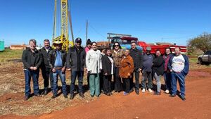 Municipalidad realizó perforación para pozo artesiano en la fracción Don Noti - Radio Imperio