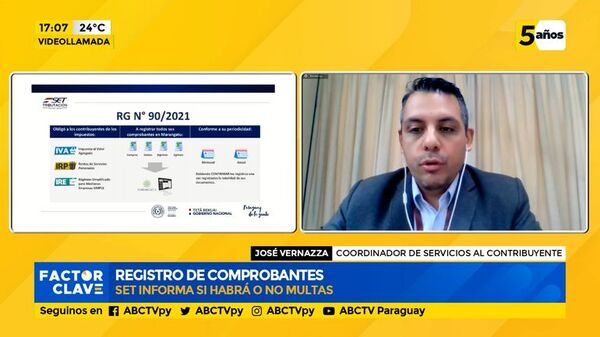 Registro de comprobantes - Factor Clave - ABC Color